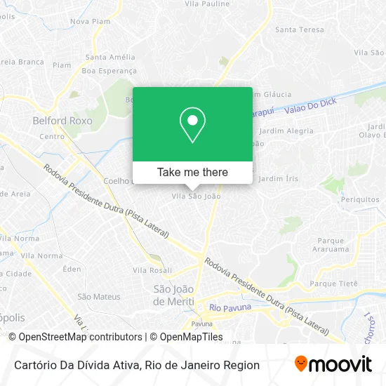Cartório Da Dívida Ativa map