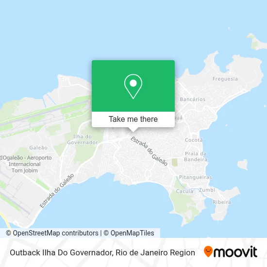 Outback Ilha Do Governador map