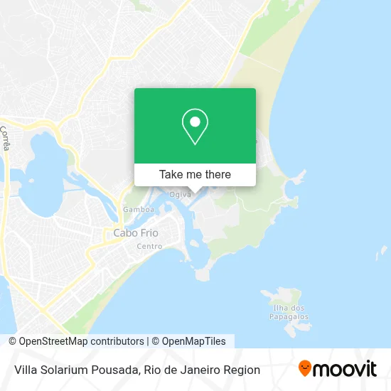 Villa Solarium Pousada map