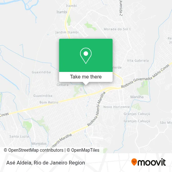 Asé Aldeia map