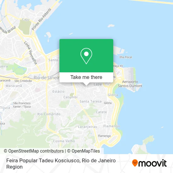 Feira Popular Tadeu Kosciusco map