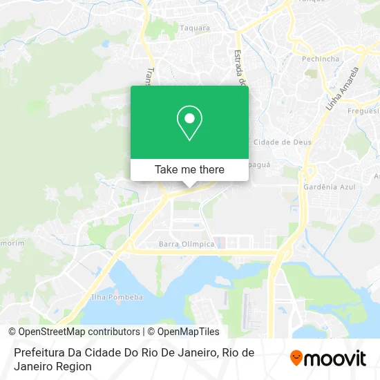 Prefeitura Da Cidade Do Rio De Janeiro map