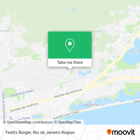 Tedd's Burger map