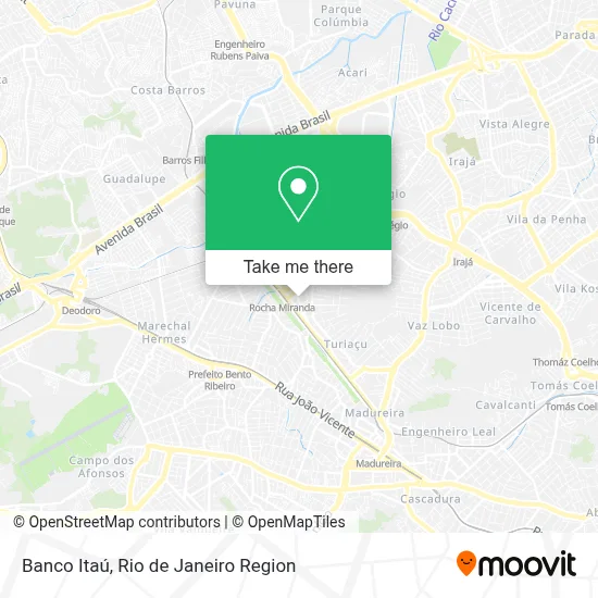 Banco Itaú map