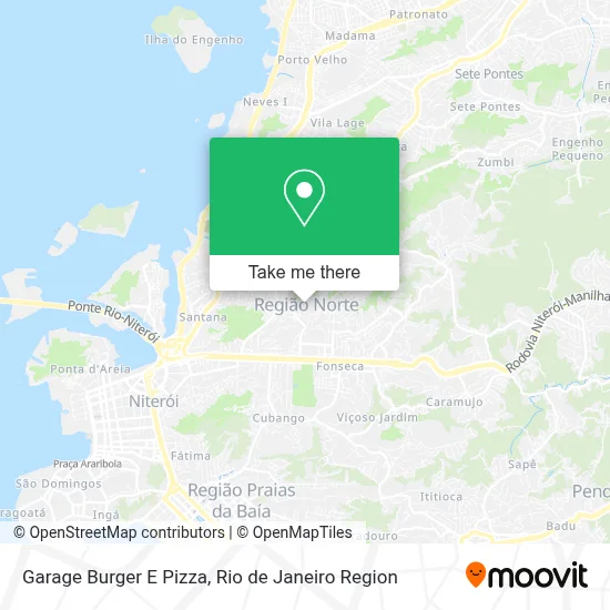 Garage Burger E Pizza map