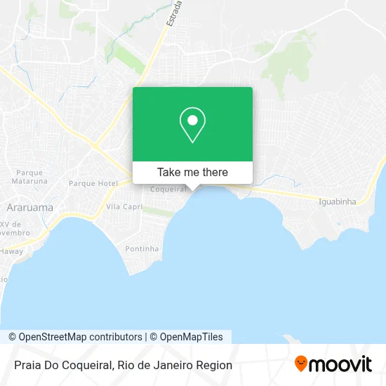 Praia Do Coqueiral map