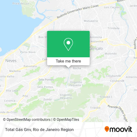 Total Gás Gnv map