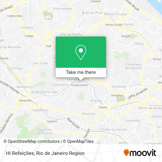 Hl Refeições map