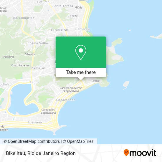 Bike Itaú map