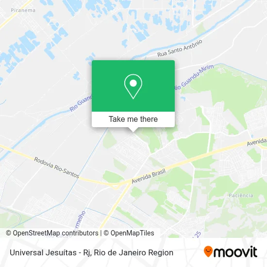Universal Jesuítas - Rj map