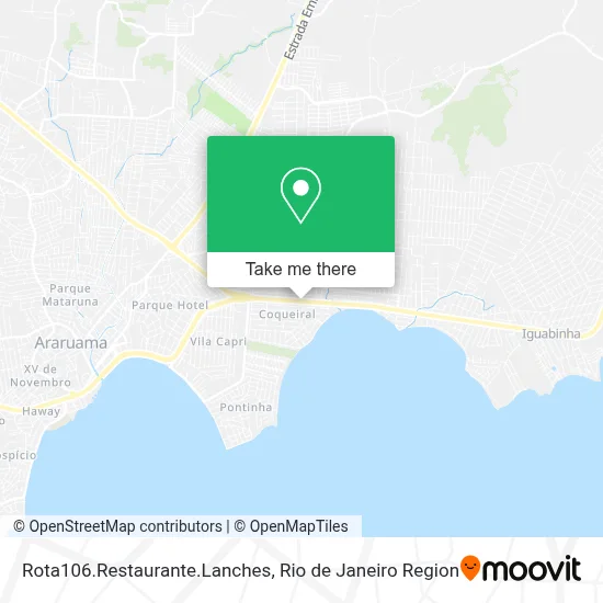 Rota106.Restaurante.Lanches map