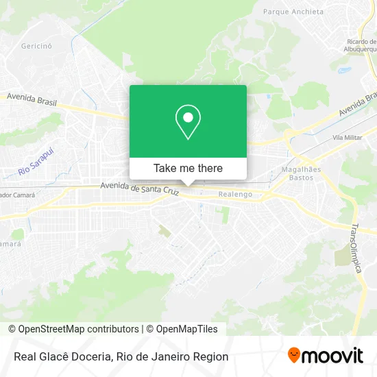 Real Glacê Doceria map