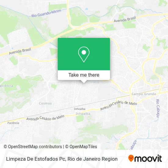 Limpeza De Estofados Pc map