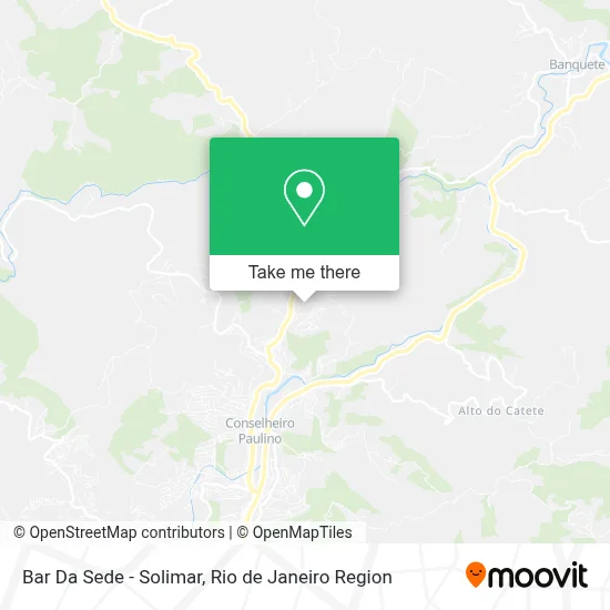 Bar Da Sede - Solimar map