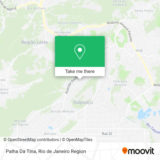 Palha Da Tina map