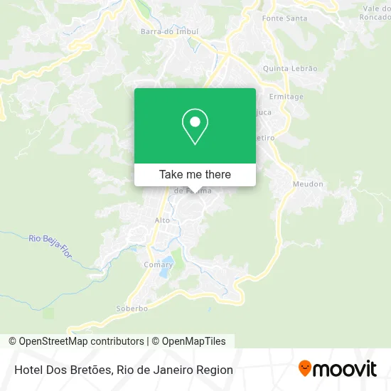 Hotel Dos Bretões map