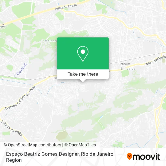 Espaço Beatriz Gomes Designer map