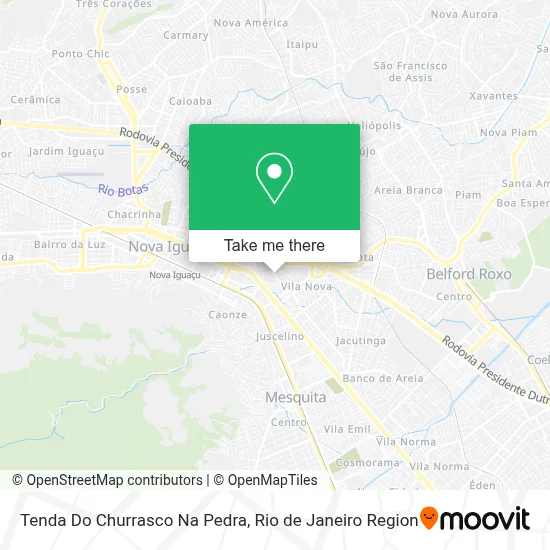 Tenda Do Churrasco Na Pedra map