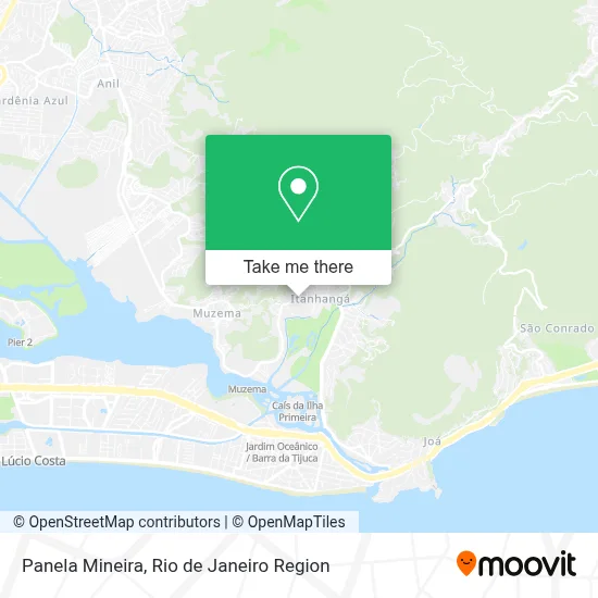 Panela Mineira map