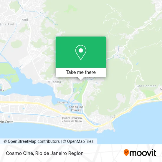 Cosmo Cine map