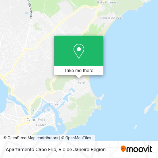 Apartamento Cabo Frio map