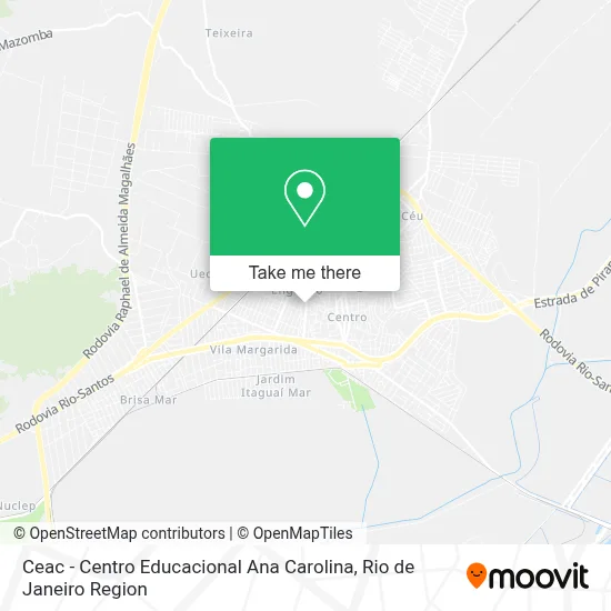 Ceac - Centro Educacional Ana Carolina map