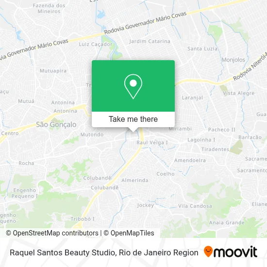 Raquel Santos Beauty Studio map