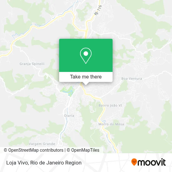 Loja Vivo map