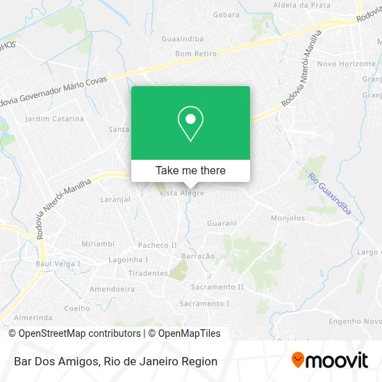 Bar Dos Amigos map