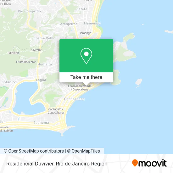 Residencial Duvivier map