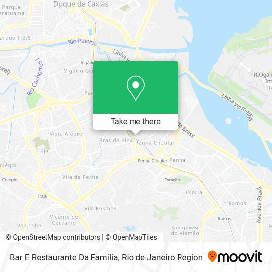 Bar E Restaurante Da Família map