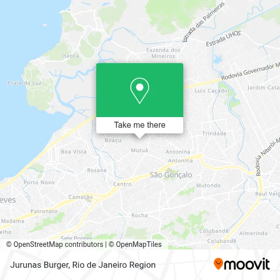 Jurunas Burger map