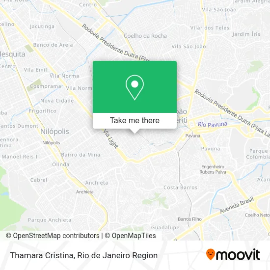 Thamara Cristina map