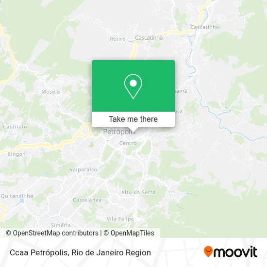 Ccaa Petrópolis map