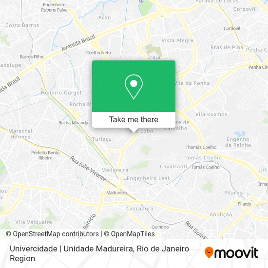 Univercidade | Unidade Madureira map