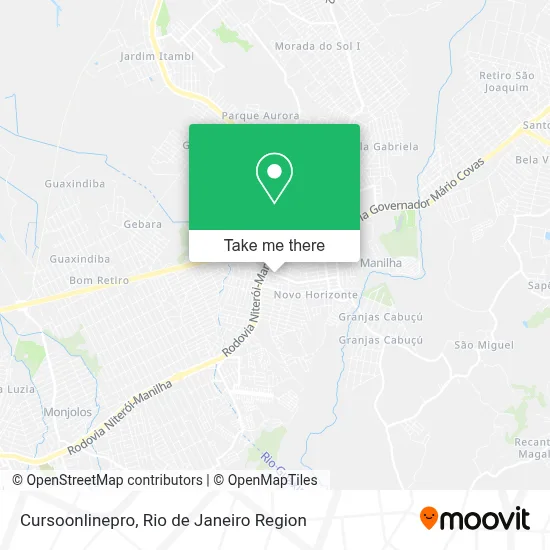 Cursoonlinepro map