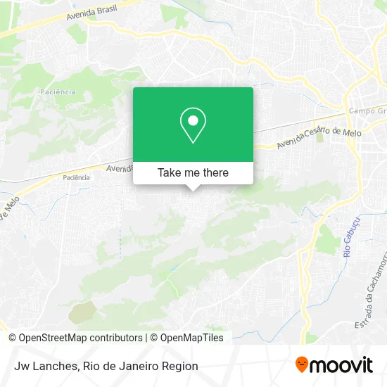 Jw Lanches map