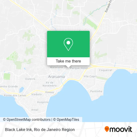 Black Lake Ink map
