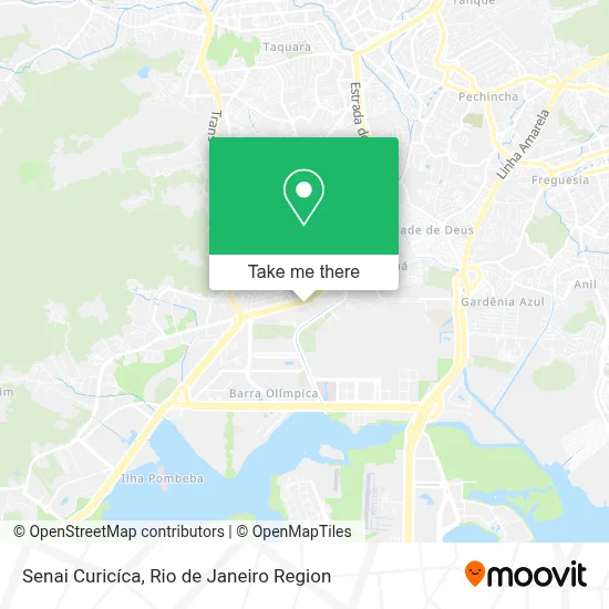 Senai Curicíca map