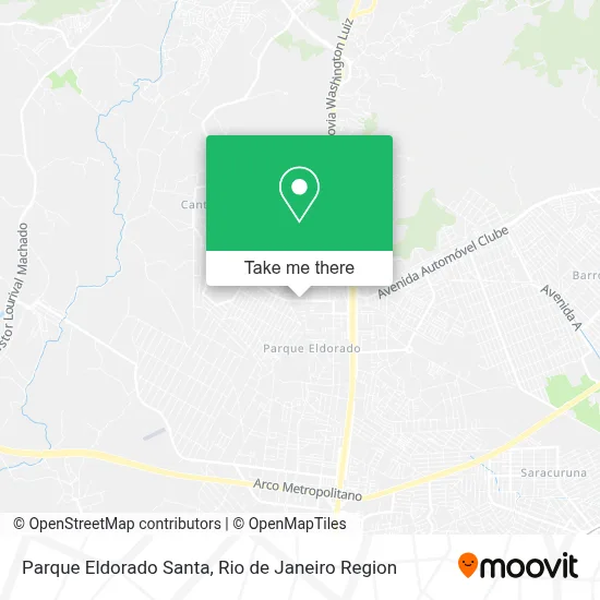 Parque Eldorado Santa map