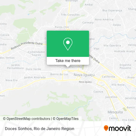 Doces Sonhos map