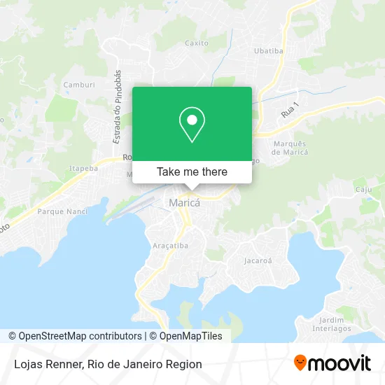 Lojas Renner map