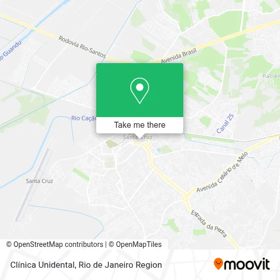 Clínica Unidental map