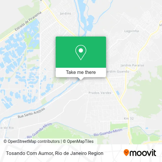 Tosando Com Aumor map