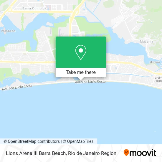 Lions Arena III Barra Beach map