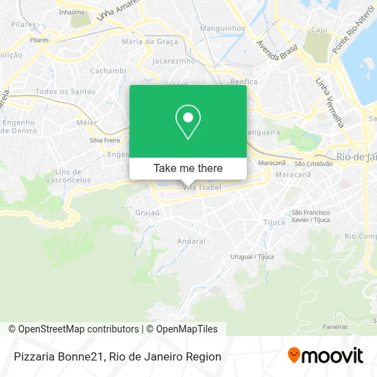 Pizzaria Bonne21 map