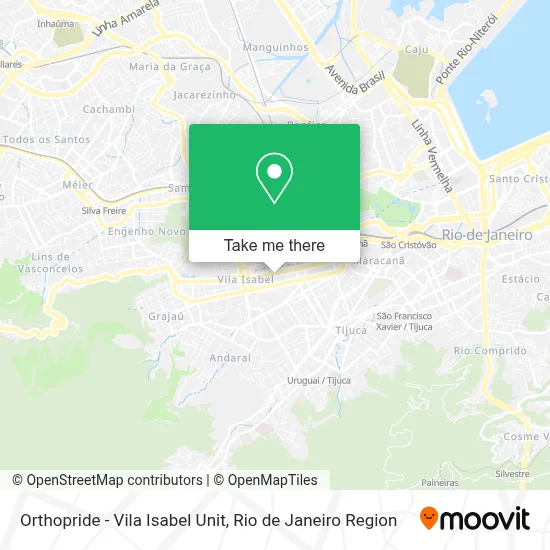 Orthopride - Vila Isabel Unit map