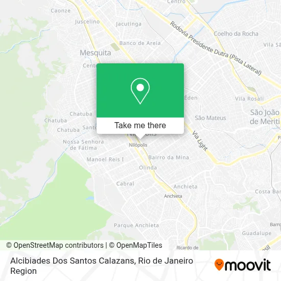 Alcibiades Dos Santos Calazans map