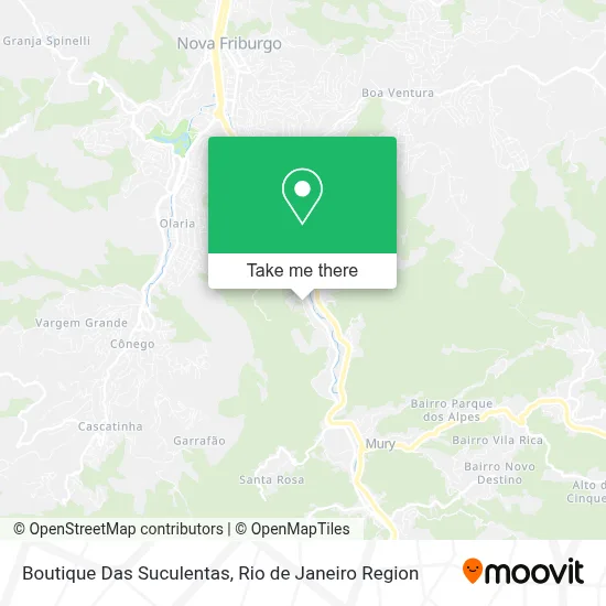 Boutique Das Suculentas map