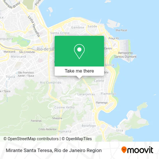 Mirante Santa Teresa map